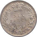 1886 SIXPENCE ( AUNC ) 2 - Sixpence - Cambridgeshire Coins