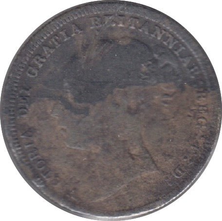 1886 SIXPENCE ( FAIR ) A TONED - Sixpence - Cambridgeshire Coins