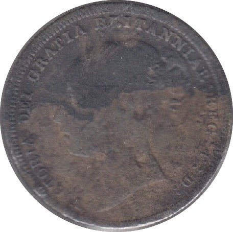 1886 SIXPENCE ( FAIR ) A TONED - Sixpence - Cambridgeshire Coins