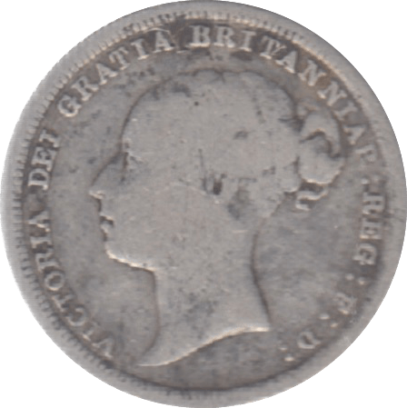 1886 SIXPENCE ( FINE ) 9 - Sixpence - Cambridgeshire Coins