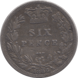 1886 SIXPENCE ( FINE ) - Sixpence - Cambridgeshire Coins