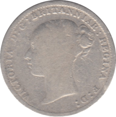 1886 THREEPENCE ( FAIR ) - Threepence - Cambridgeshire Coins