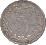 1886 THREEPENCE ( FAIR ) - Threepence - Cambridgeshire Coins