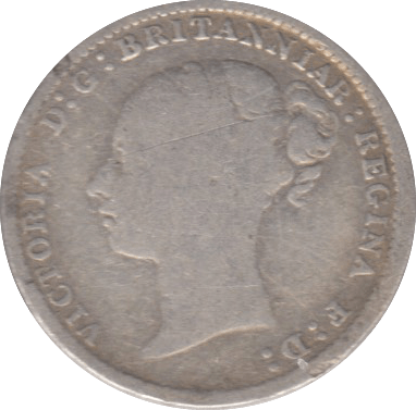 1886 THREEPENCE ( FAIR ) - Threepence - Cambridgeshire Coins