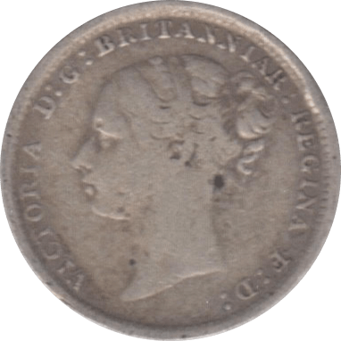 1886 THREEPENCE ( FINE ) - Threepence - Cambridgeshire Coins