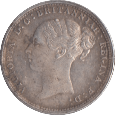 1886 THREEPENCE ( GVF ) - Threepence - Cambridgeshire Coins