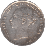 1886 THREEPENCE ( GVF ) - Threepence - Cambridgeshire Coins