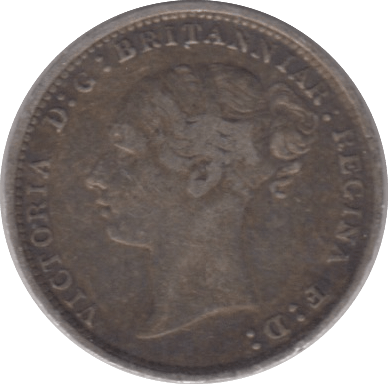 1886 THREEPENCE ( VF ) - Threepence - Cambridgeshire Coins