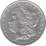 1886 USA SILVER MORGAN DOLLAR NEW ORLEANS - WORLD COINS - Cambridgeshire Coins