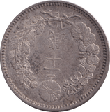 1887 20 SEN JAPAN - WORLD COINS - Cambridgeshire Coins