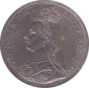 1887 CROWN ( EF ) 3A - Crown - Cambridgeshire Coins