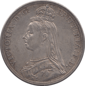 1887 CROWN ( EF ) 3 - Crown - Cambridgeshire Coins