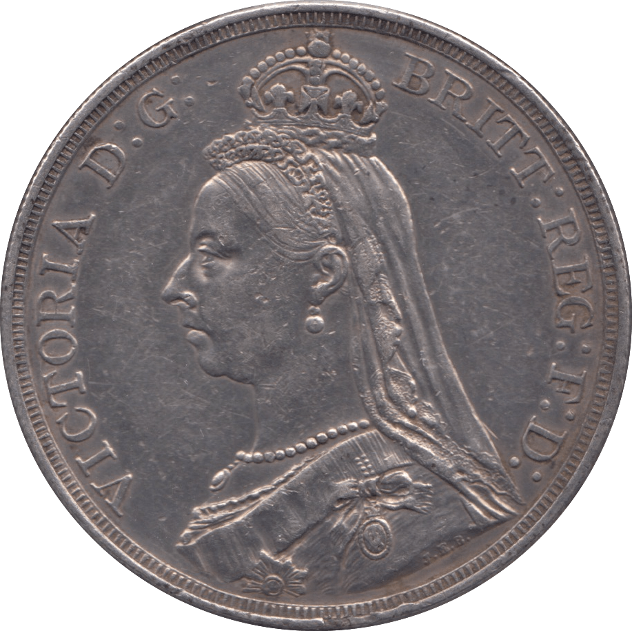 1887 CROWN ( EF ) 5 - Crown - Cambridgeshire Coins