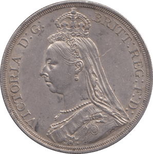 1887 CROWN ( EF ) 5 - CROWN - Cambridgeshire Coins