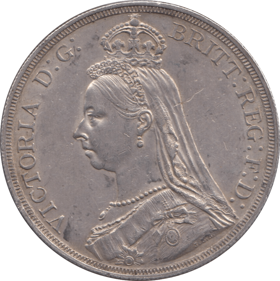 1887 CROWN ( EF ) 5 - CROWN - Cambridgeshire Coins
