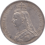 1887 CROWN ( EF ) 5 - CROWN - Cambridgeshire Coins