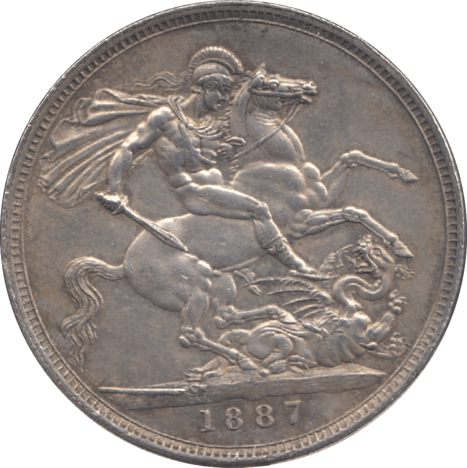 1887 CROWN ( EF ) 6 - Crown - Cambridgeshire Coins