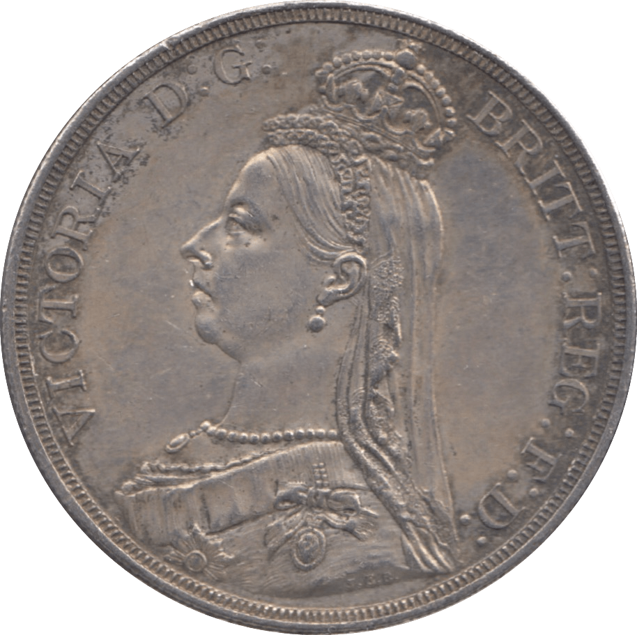 1887 CROWN ( EF ) 6 - Crown - Cambridgeshire Coins