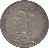 1887 CROWN ( EF ) 6 - Crown - Cambridgeshire Coins