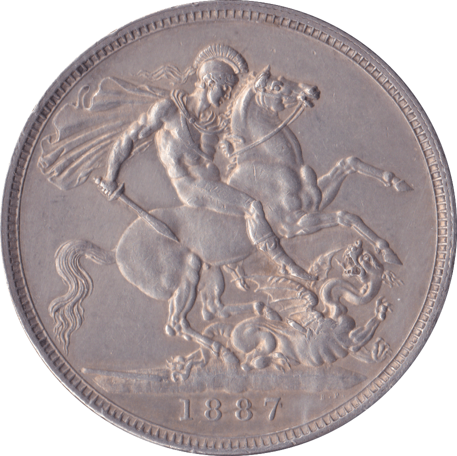 1887 CROWN ( EF ) C - Crown - Cambridgeshire Coins