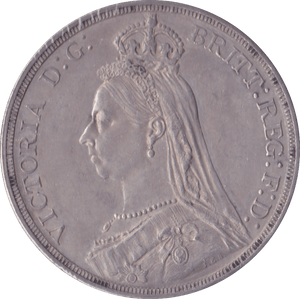 1887 CROWN ( EF ) C - Crown - Cambridgeshire Coins