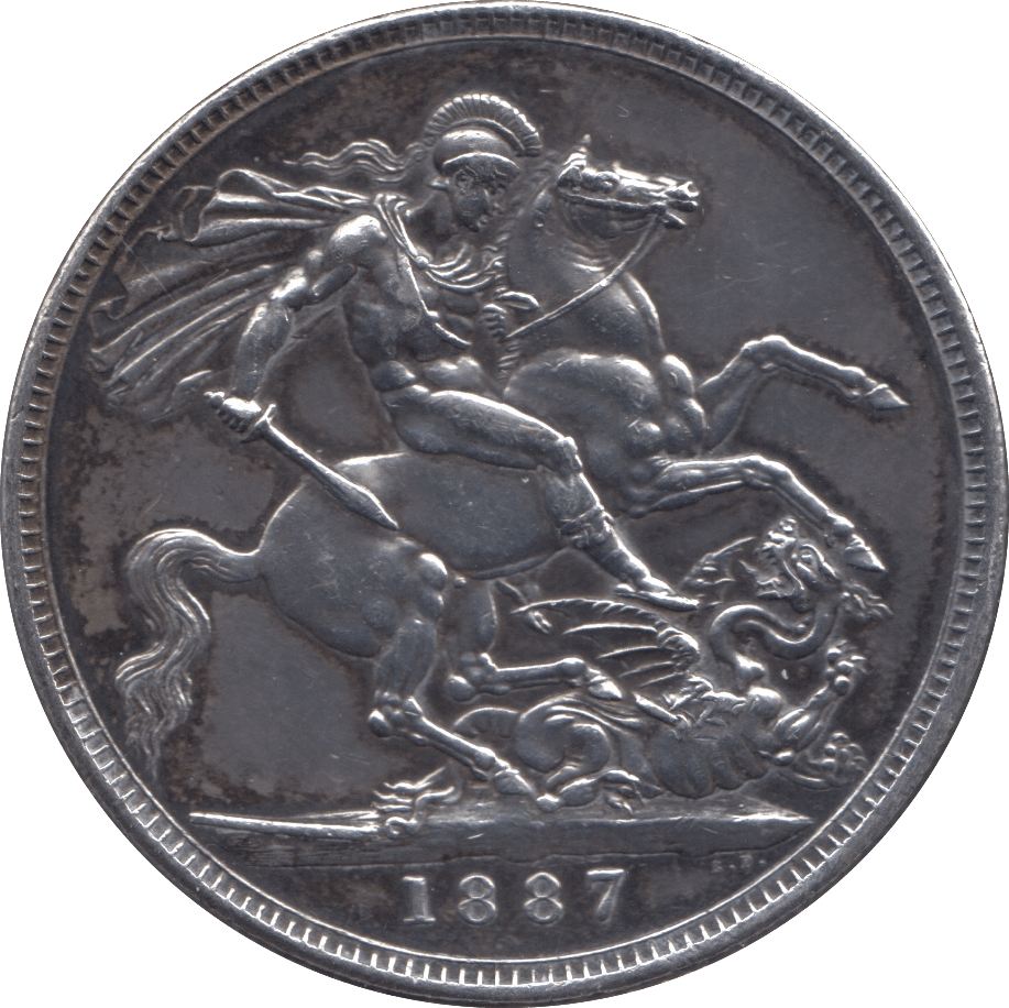 1887 CROWN ( EF ) - Crown - Cambridgeshire Coins