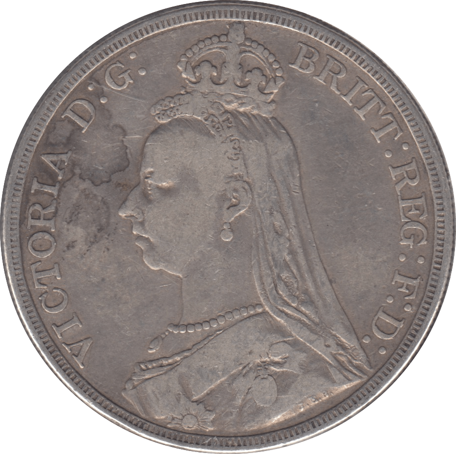 1887 CROWN ( FINE ) 6 - Crown - Cambridgeshire Coins