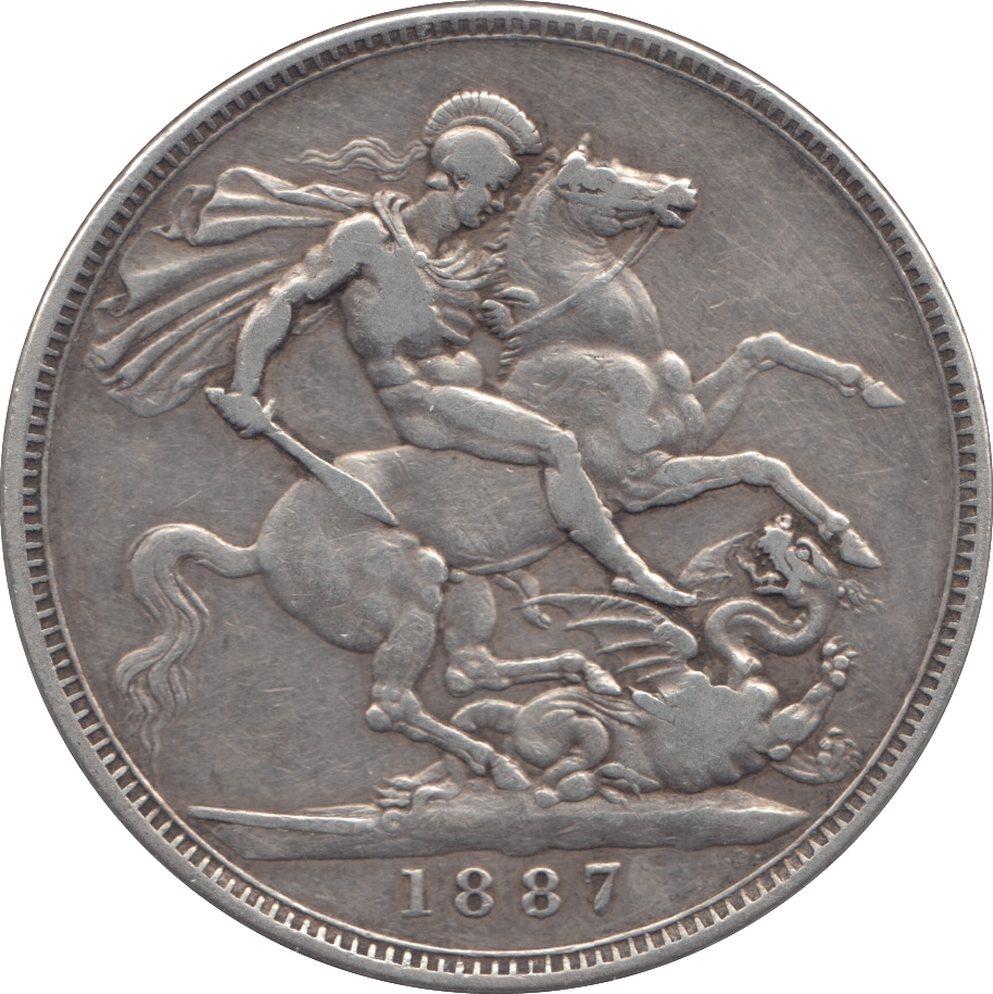 1887 CROWN ( GF ) - Crown - Cambridgeshire Coins