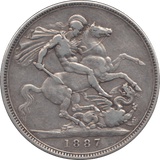 1887 CROWN ( GF ) - Crown - Cambridgeshire Coins