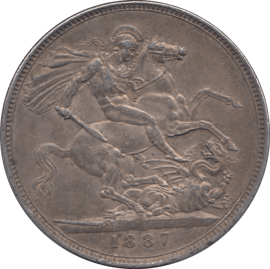 1887 CROWN ( GVF ) 1 - Crown - Cambridgeshire Coins