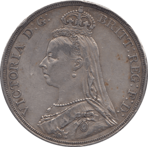1887 CROWN ( GVF ) 2 - Crown - Cambridgeshire Coins