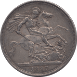 1887 CROWN ( GVF ) 2 - Crown - Cambridgeshire Coins