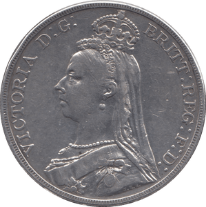 1887 CROWN ( GVF ) 3 - Crown - Cambridgeshire Coins