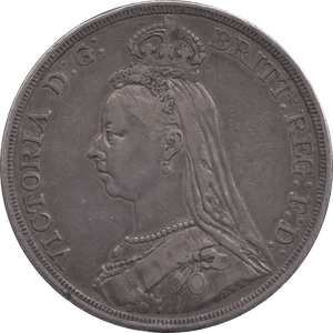 1887 CROWN ( GVF ) 5 - Crown - Cambridgeshire Coins
