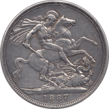 1887 CROWN ( GVF ) 5 - Crown - Cambridgeshire Coins