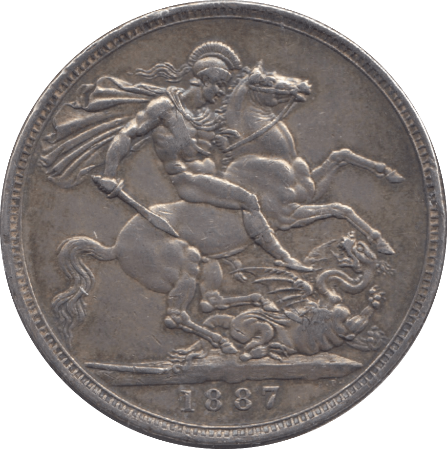 1887 CROWN ( GVF ) 6 - Crown - Cambridgeshire Coins