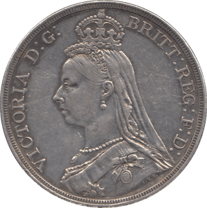 1887 CROWN ( GVF ) - Crown - Cambridgeshire Coins