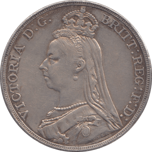 1887 CROWN ( GVF ) - Crown - Cambridgeshire Coins