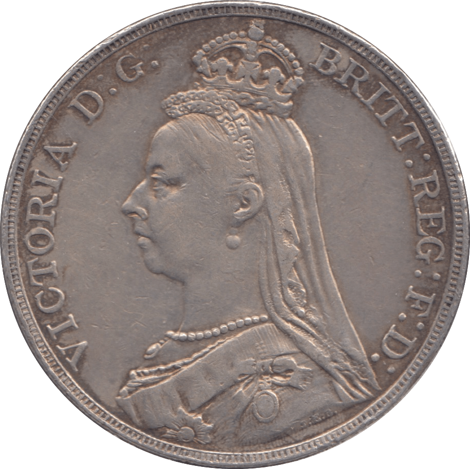 1887 CROWN ( GVF ) - Crown - Cambridgeshire Coins
