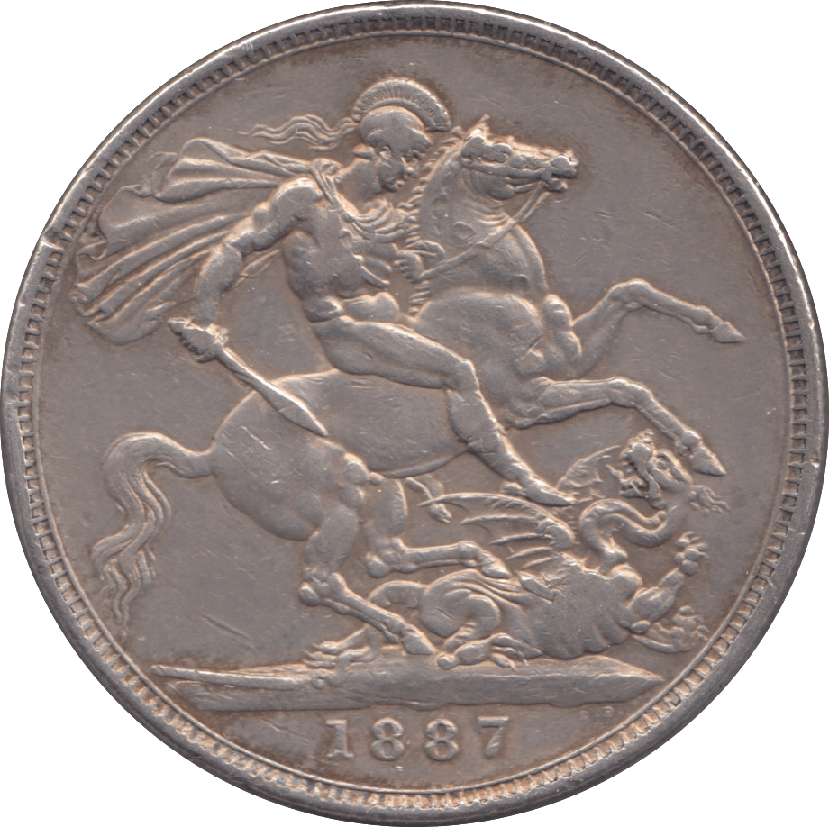 1887 CROWN ( GVF ) - Crown - Cambridgeshire Coins