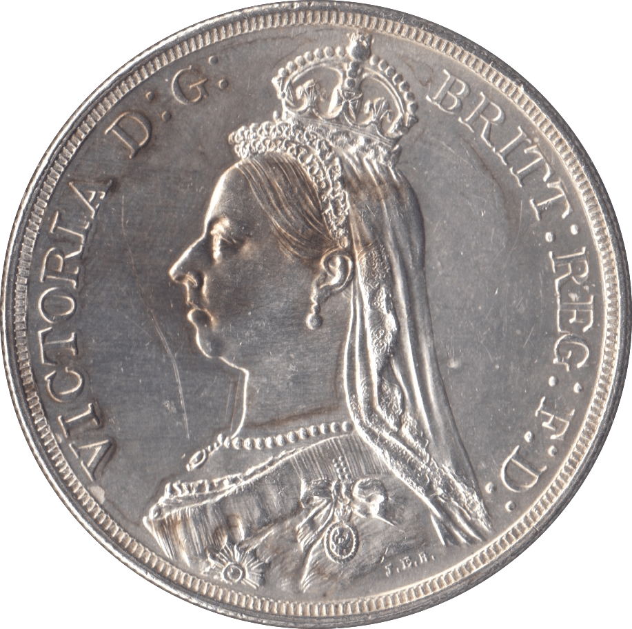 1887 CROWN ( UNC ) - Crown - Cambridgeshire Coins