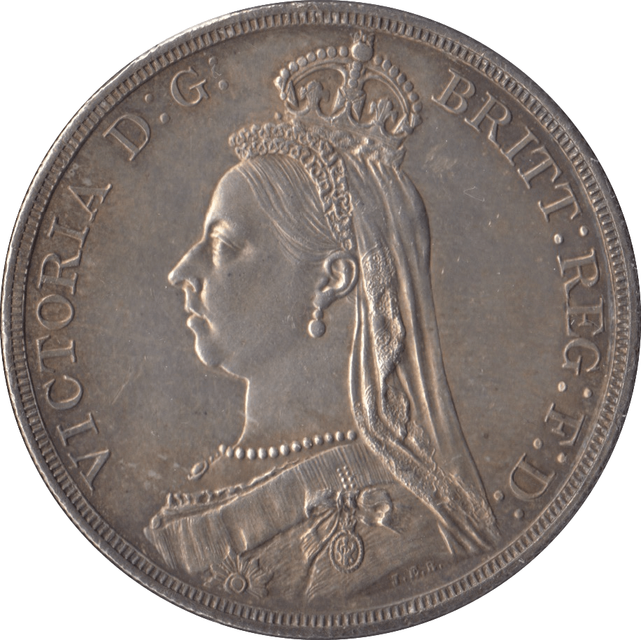 1887 CROWN ( UNC ) - Crown - Cambridgeshire Coins