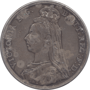 1887 CROWN ( VF ) 1 - Crown - Cambridgeshire Coins