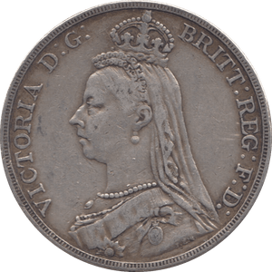 1887 CROWN ( VF ) 3 - Crown - Cambridgeshire Coins