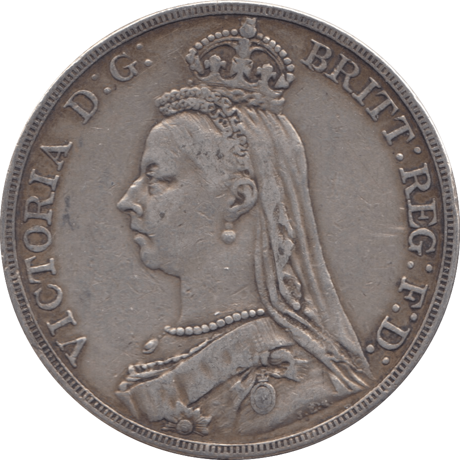 1887 CROWN ( VF ) 3 - Crown - Cambridgeshire Coins