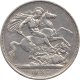 1887 CROWN ( VF ) 6 - Crown - Cambridgeshire Coins