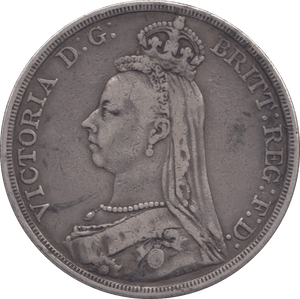 1887 CROWN ( VF ) 8 - Crown - Cambridgeshire Coins