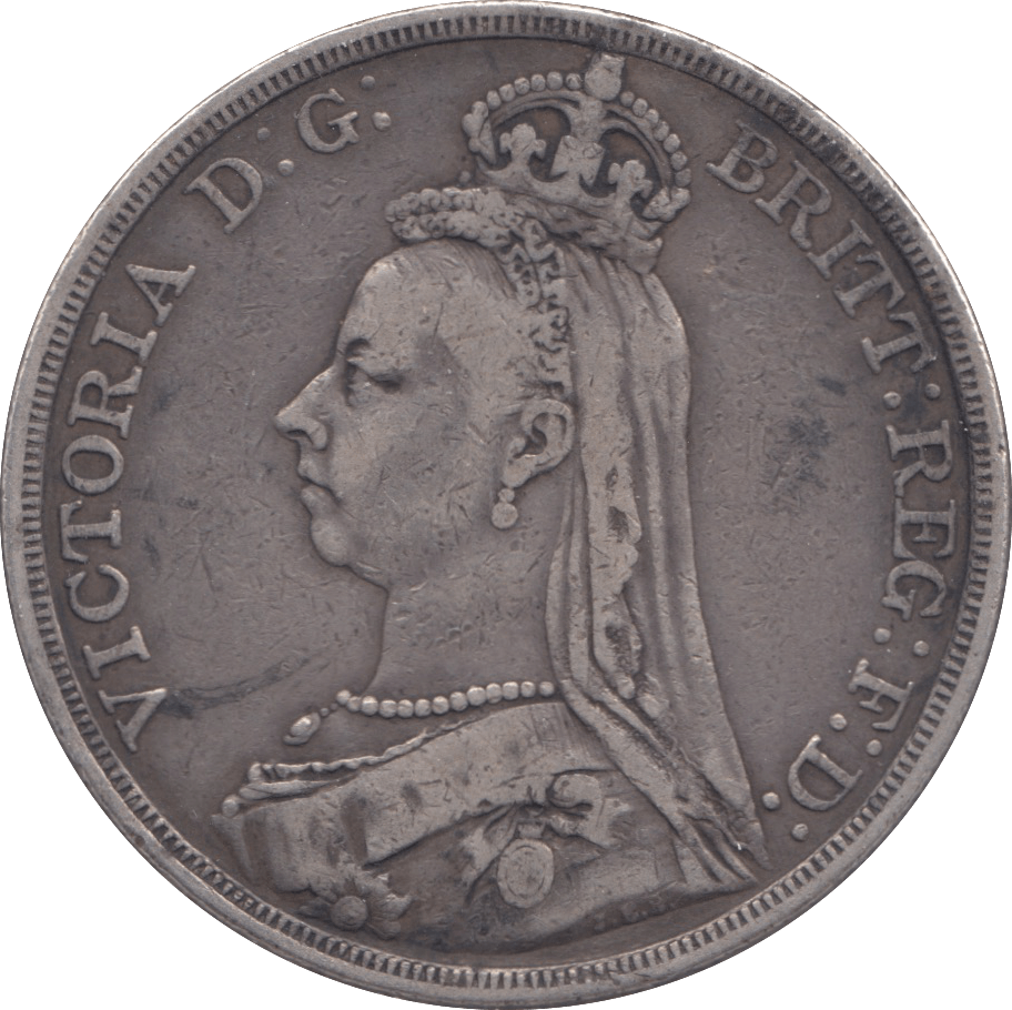 1887 CROWN ( VF ) 8 - Crown - Cambridgeshire Coins