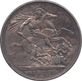 1887 CROWN ( VF ) 9 - Crown - Cambridgeshire Coins