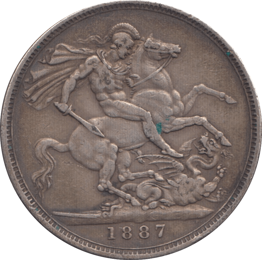 1887 CROWN ( VF ) - Crown - Cambridgeshire Coins